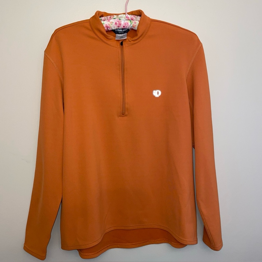 Pearl Izumi Vibrant Orange Activewear half zip